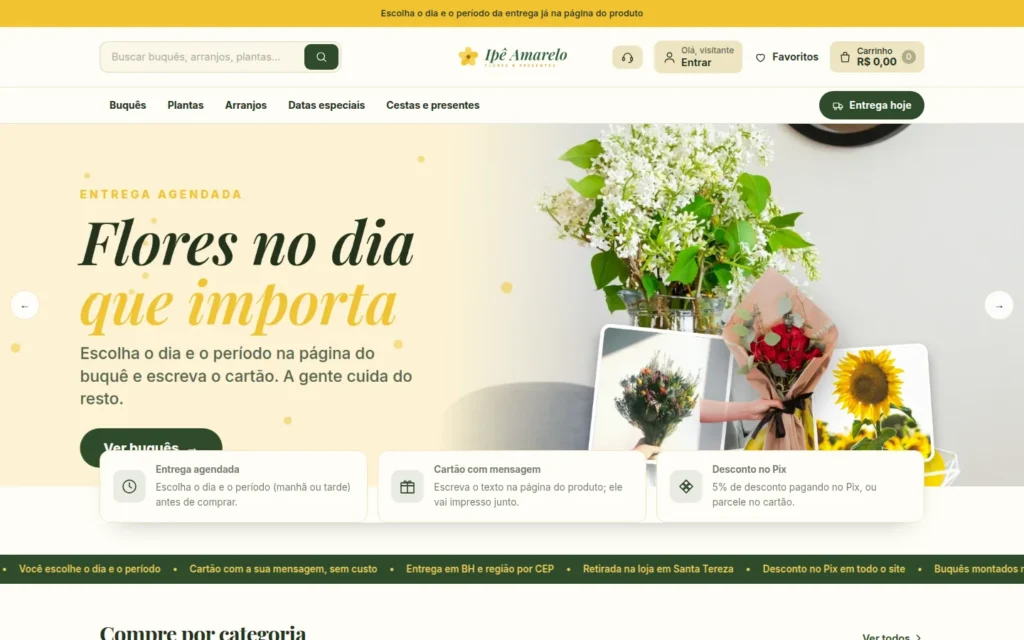 Ipê Amarelo Flores